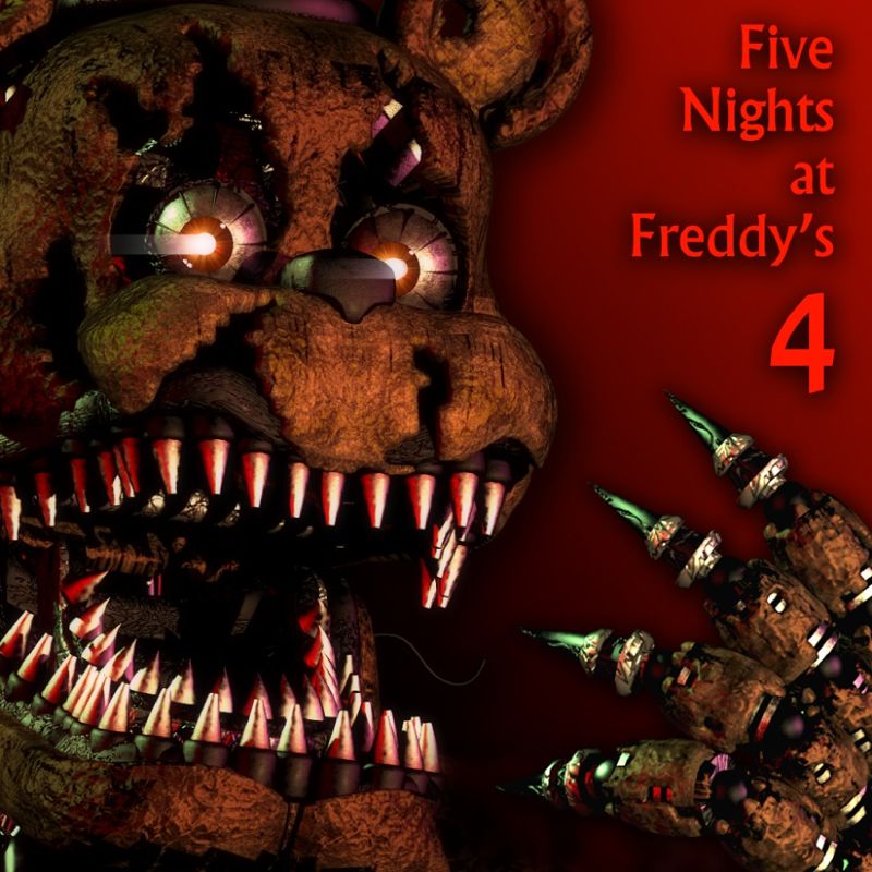 Front Cover for Five Nights at Freddy's 4 (PlayStation 4) (download release)