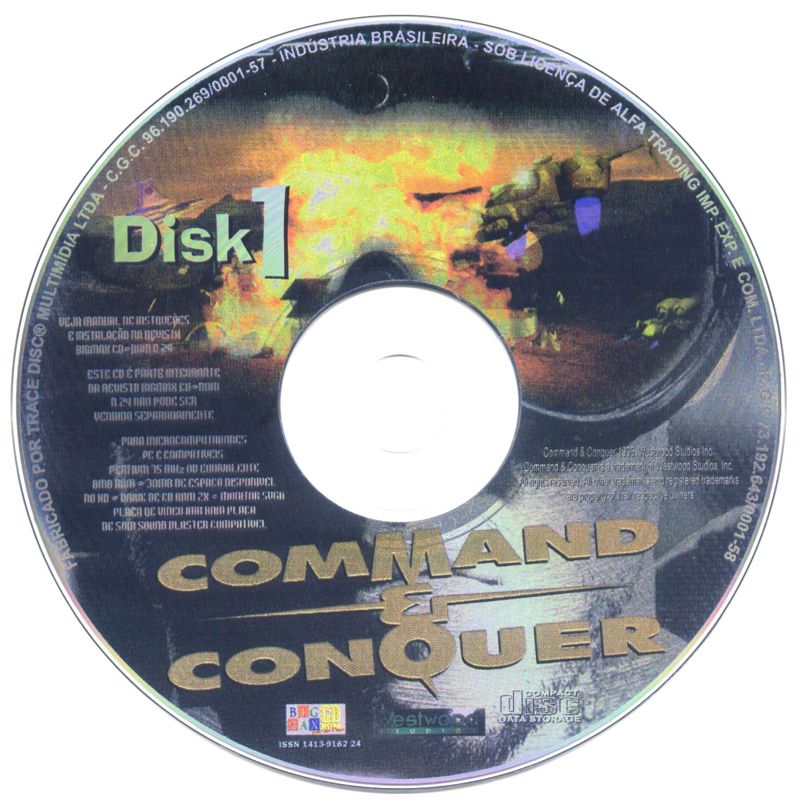 Media for Command & Conquer (Windows) (BigMax Nº 24 magazine covermount): Disc 1 - GDI