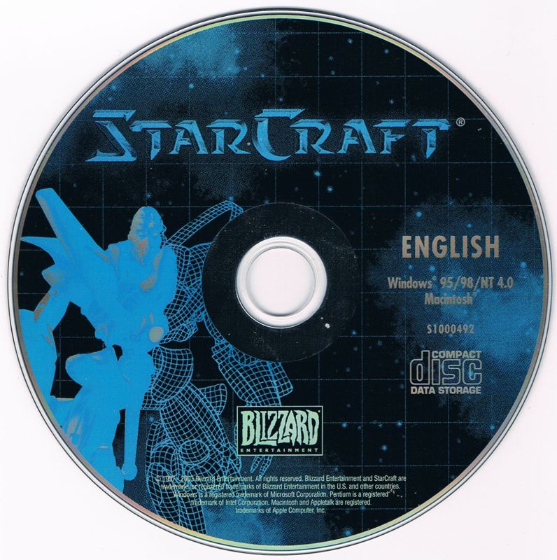 Media for StarCraft: Anthology (Macintosh and Windows) (BestSeller Series release (alternate English version post-2003)): Disc 1