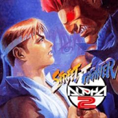 Front Cover for Street Fighter Alpha 2 (PS Vita and PSP and PlayStation 3) (download release (PlayStation version))