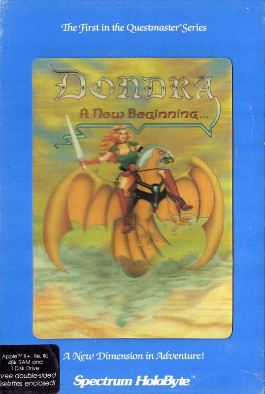 Front Cover for Dondra: A New Beginning (Apple II)