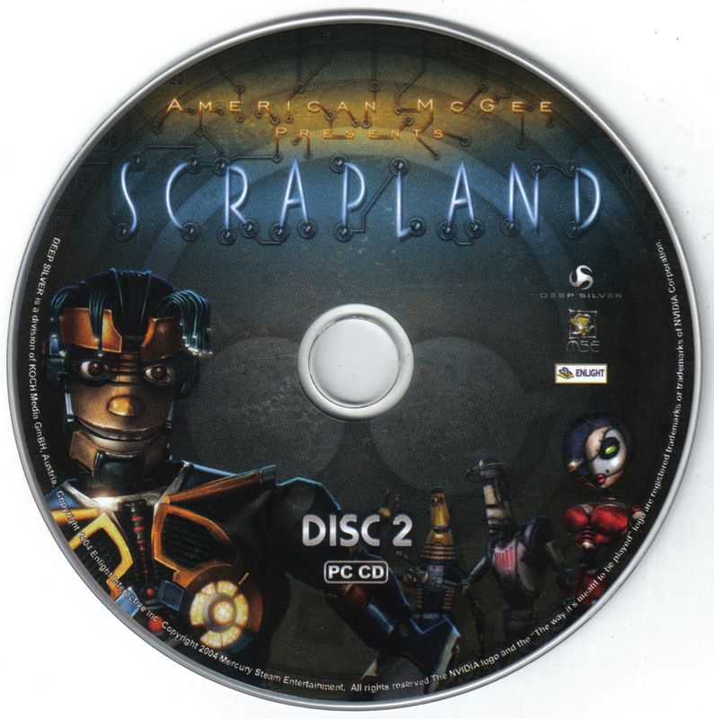 Media for American McGee presents Scrapland (Windows): Disc 2