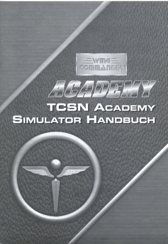 Manual for Wing Commander Academy (DOS): Front
