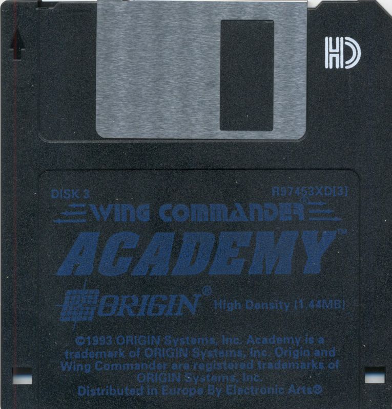 Media for Wing Commander Academy (DOS): Disk 3