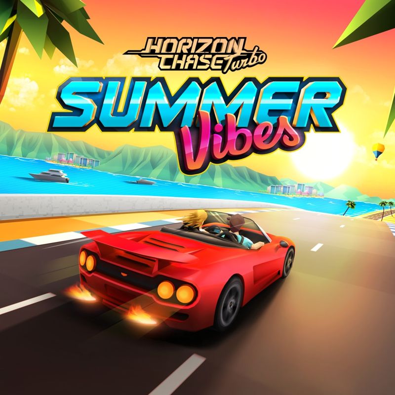 Front Cover for Horizon Chase Turbo: Summer Vibes (PlayStation 4) (download release)
