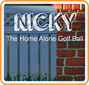 Front Cover for Nicky: The Home Alone Golf Ball (Nintendo Switch) (download release): 1st version