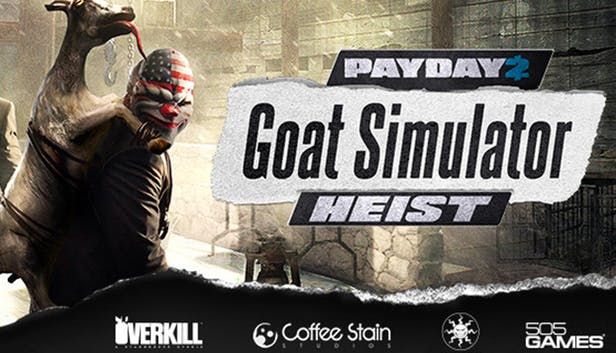 Front Cover for Payday 2: The Goat Simulator Heist (Windows) (Humble Store release)