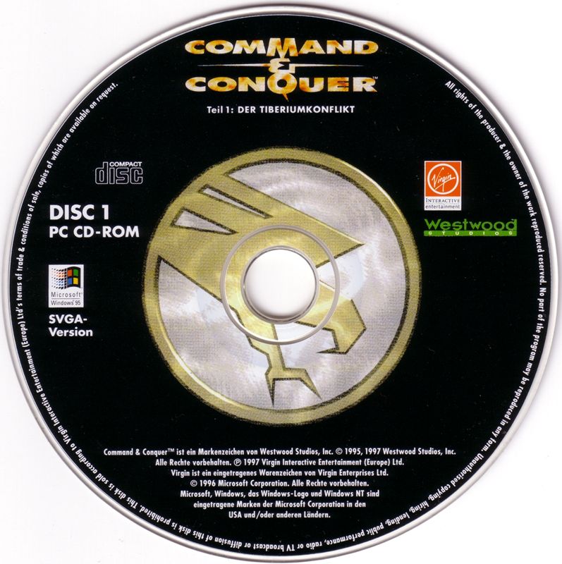 Media for Command & Conquer (Windows): Disc 1 - GDI
