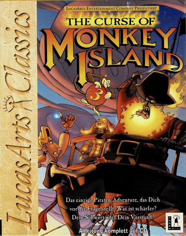 Front Cover for The Curse of Monkey Island (Windows) (LucasArts Classics release)