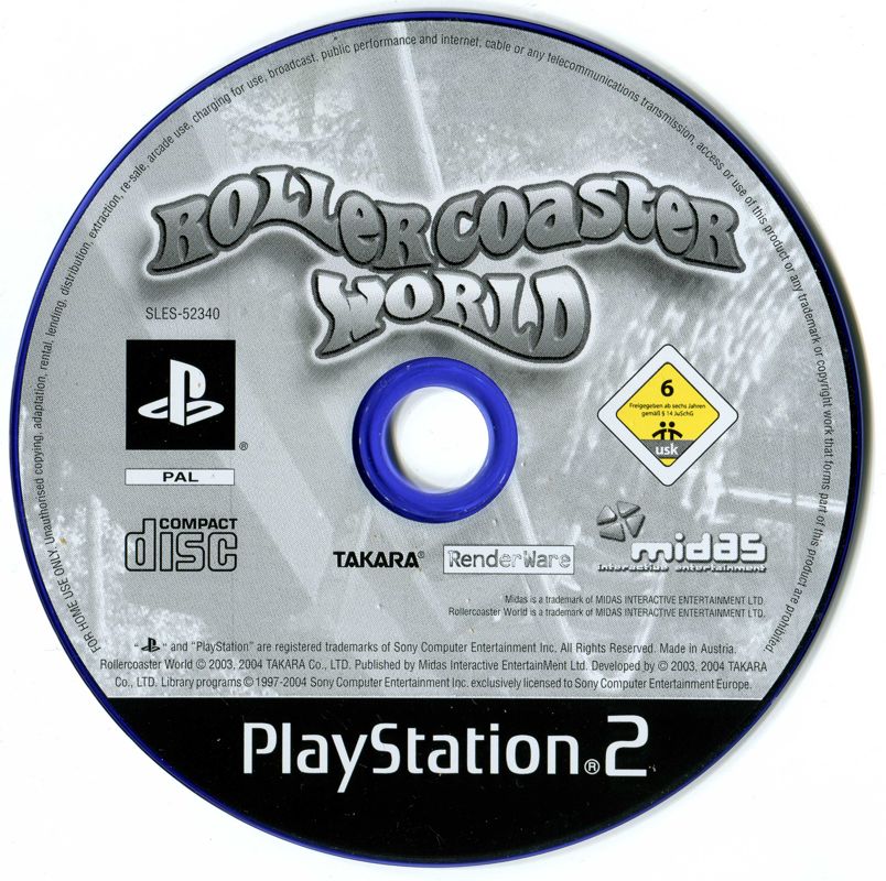 Media for Rollercoaster World (PlayStation 2)