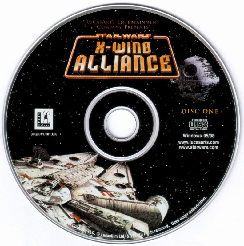 Media for Star Wars: X-Wing Alliance (Windows): Disc 1
