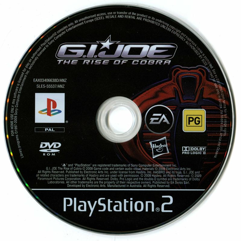 Media for G.I. Joe: The Rise of Cobra (PlayStation 2)
