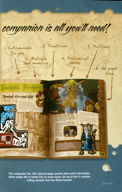 Advertisement for Jak II (PlayStation 2): Strategy guide ad - inside right