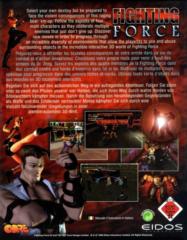 Covers & Box Art: Fighting Force - PlayStation (2 of 3)