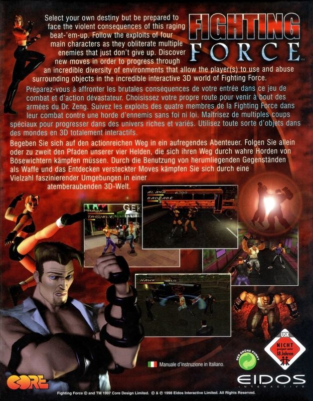 Fighting Force -  - Every PlayStation Eidos Game