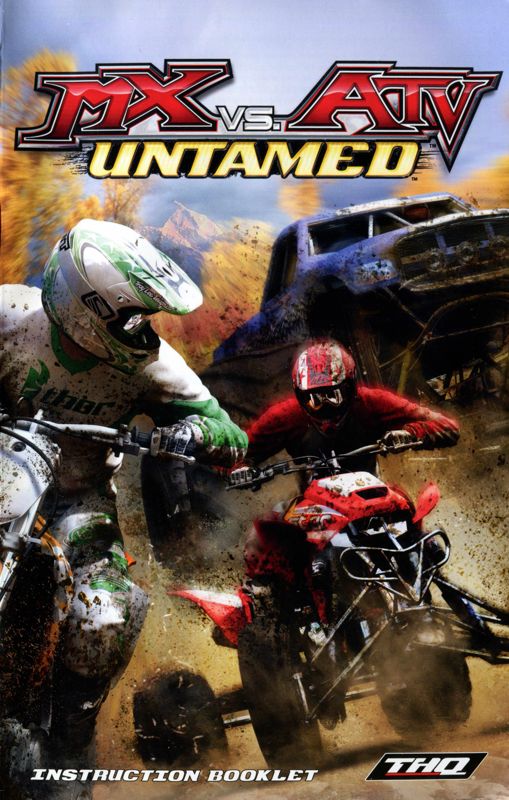 Manual for MX vs. ATV: Untamed (PlayStation 2) (Alternate UK release): Front