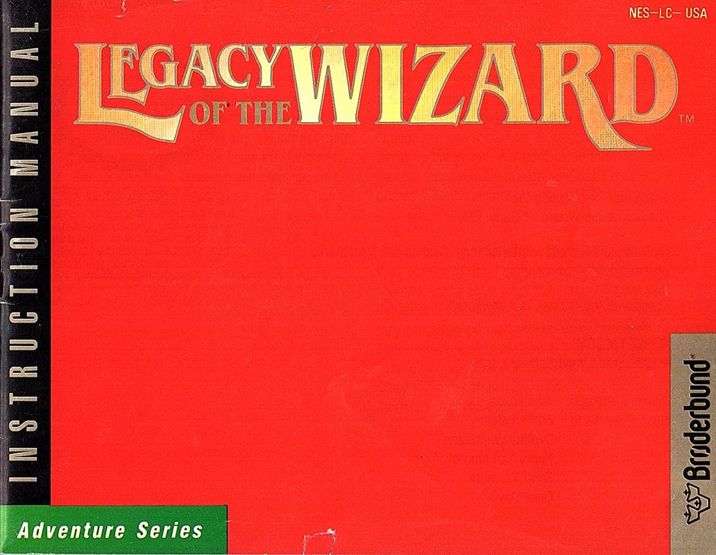 Legacy of the Wizard cover or packaging material MobyGames