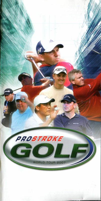 Manual for ProStroke Golf: World Tour 2007 (PSP): Front