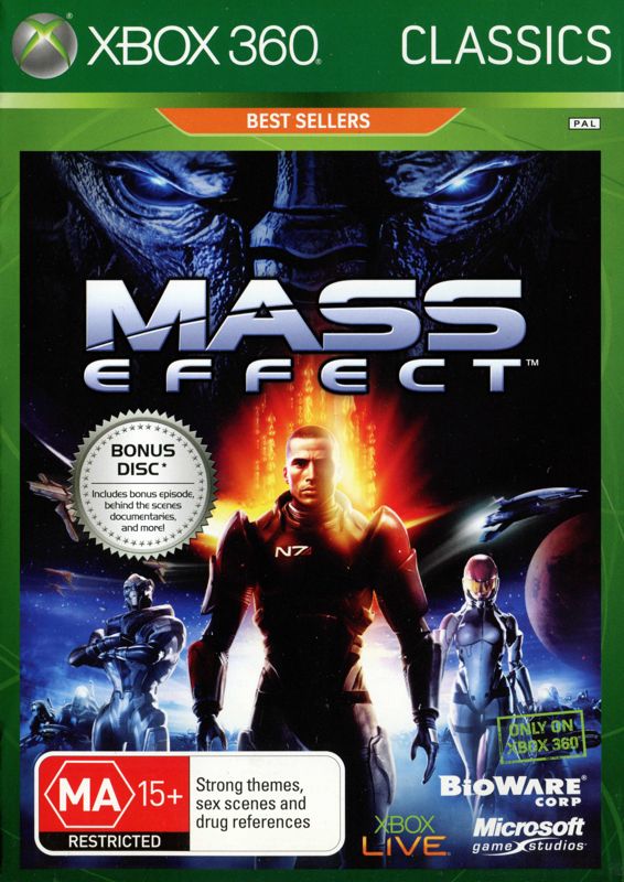 Front Cover for Mass Effect (Xbox 360) (Classics release)