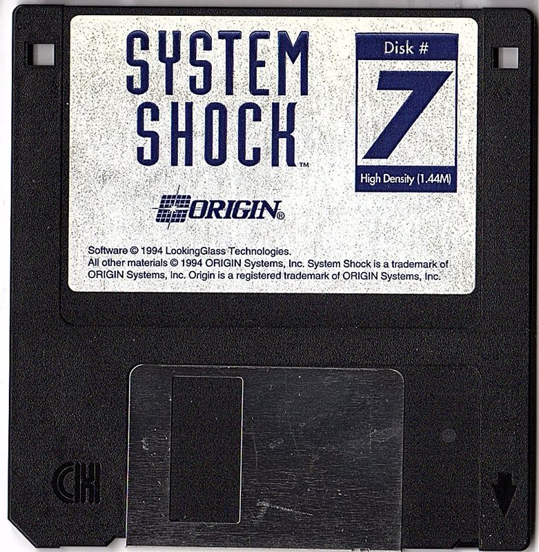 Media for System Shock (DOS): Disk 7