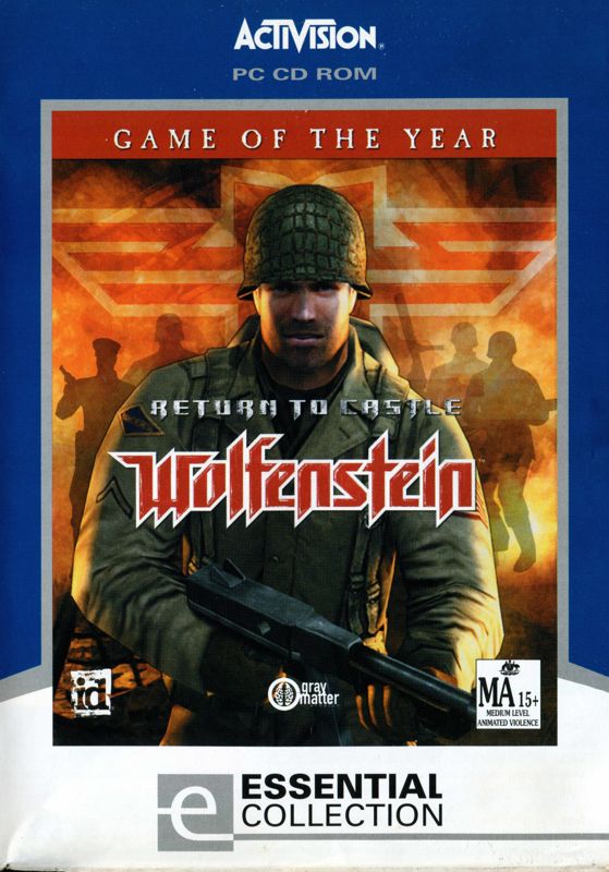 Front Cover for Return to Castle Wolfenstein: Game of the Year (Windows) (Essential Collection release)