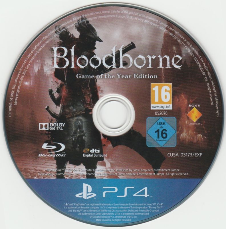 Bloodborne: Complete Edition cover or packaging material - MobyGames