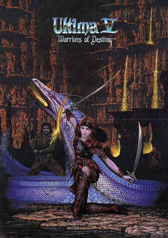 Ultima V: Warriors of Destiny cover or packaging material - MobyGames