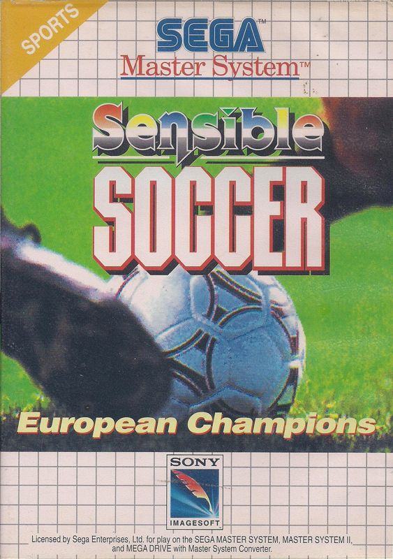 Front Cover for Sensible Soccer: European Champions (SEGA Master System)