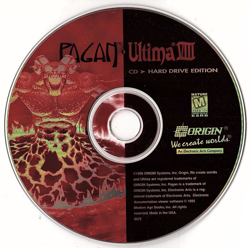 Pagan: Ultima VIII cover or packaging material - MobyGames