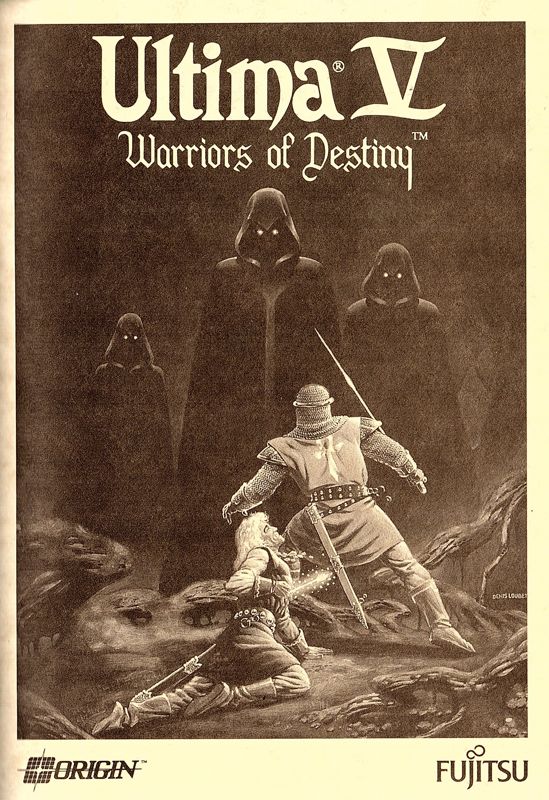 Manual for Ultima V: Warriors of Destiny (FM Towns)