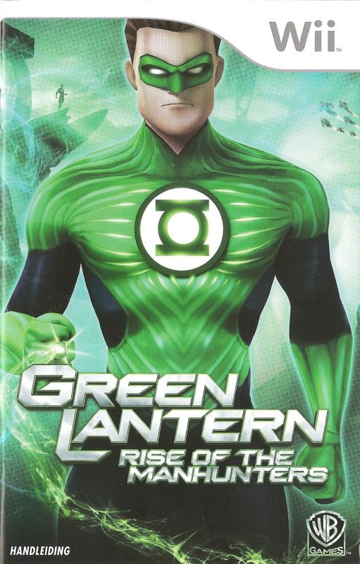 Manual for Green Lantern: Rise of the Manhunters (Wii): Front