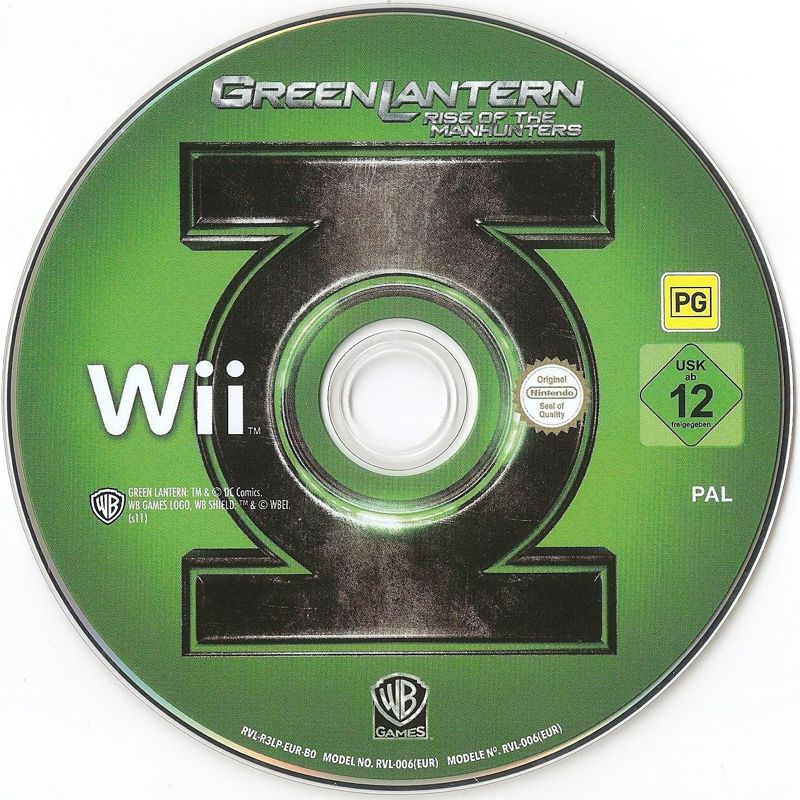 Media for Green Lantern: Rise of the Manhunters (Wii)