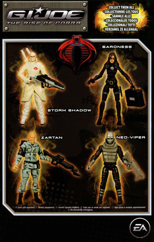 Advertisement for G.I. Joe: The Rise of Cobra (PlayStation 2): Back