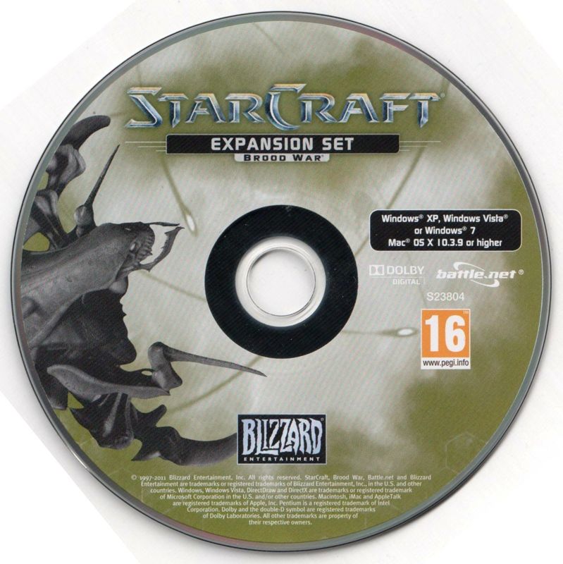 Media for StarCraft: Anthology (Macintosh and Windows) (2011 release): StarCraft: Brood War