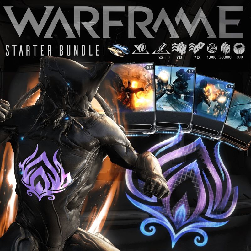 Front Cover for Warframe: Starter Bundle (PlayStation 4) (download release)