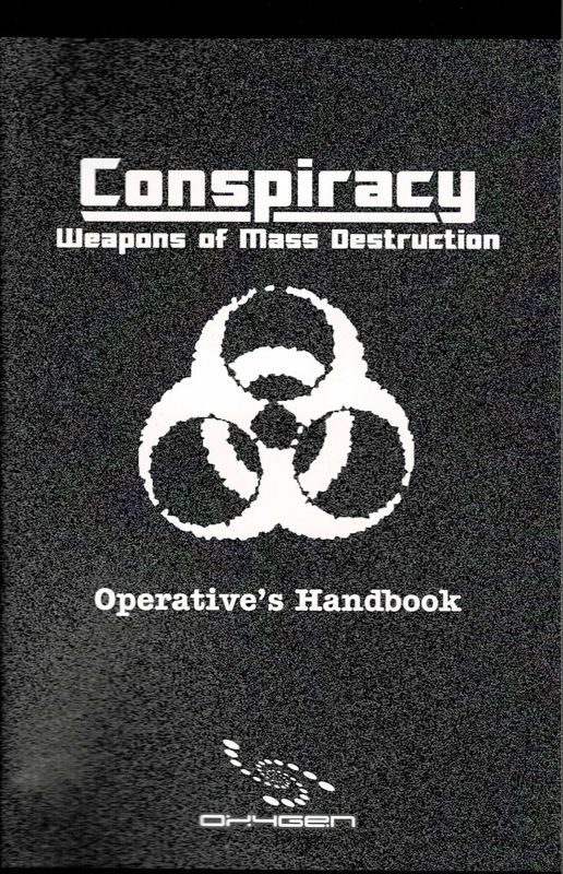 Manual for Conspiracy: Weapons of Mass Destruction (Windows): Front