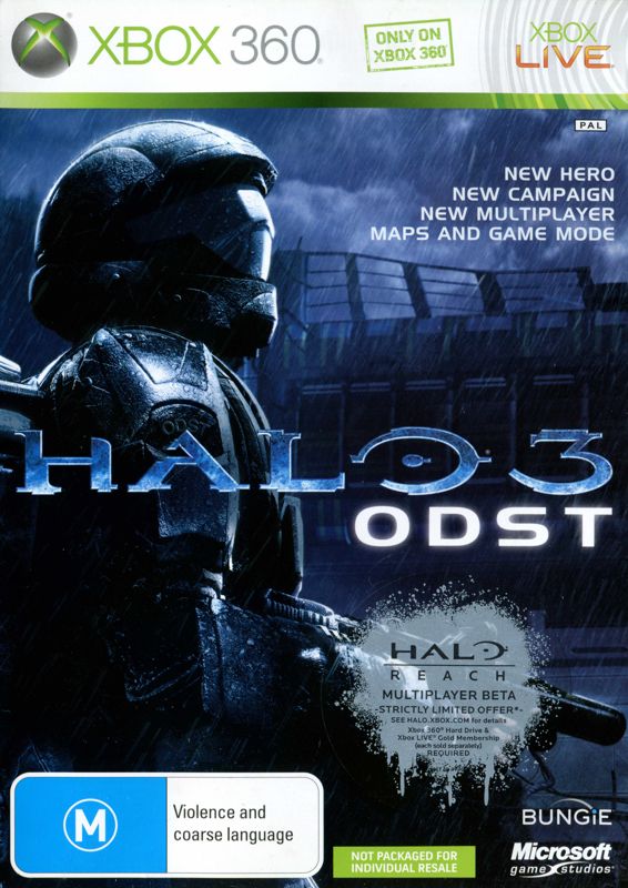 Other for Halo 3: ODST (Xbox 360) (Bundled with Xbox 360): Keepcase - front