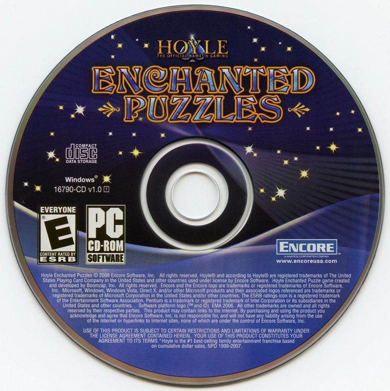 Media for Hoyle Enchanted Puzzles (Windows)