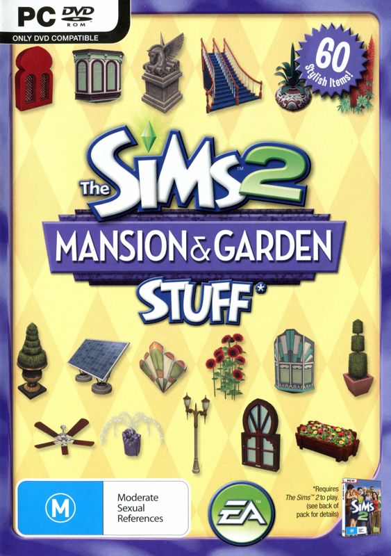 Front Cover for The Sims 2: Mansion & Garden Stuff (Windows)