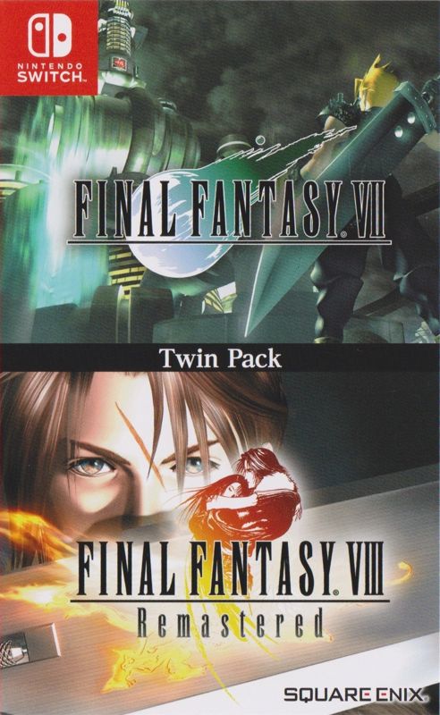 Front Cover for Final Fantasy VII & Final Fantasy VIII: Remastered (Twin Pack) (Nintendo Switch)