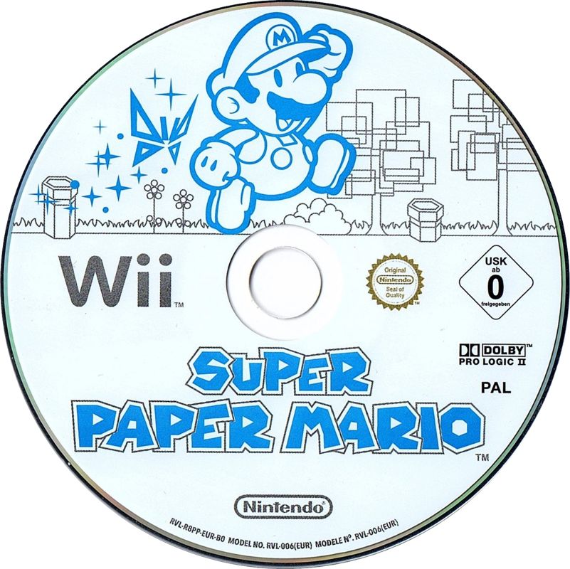 Media for Super Paper Mario (Wii) (Nintendo Selects release)