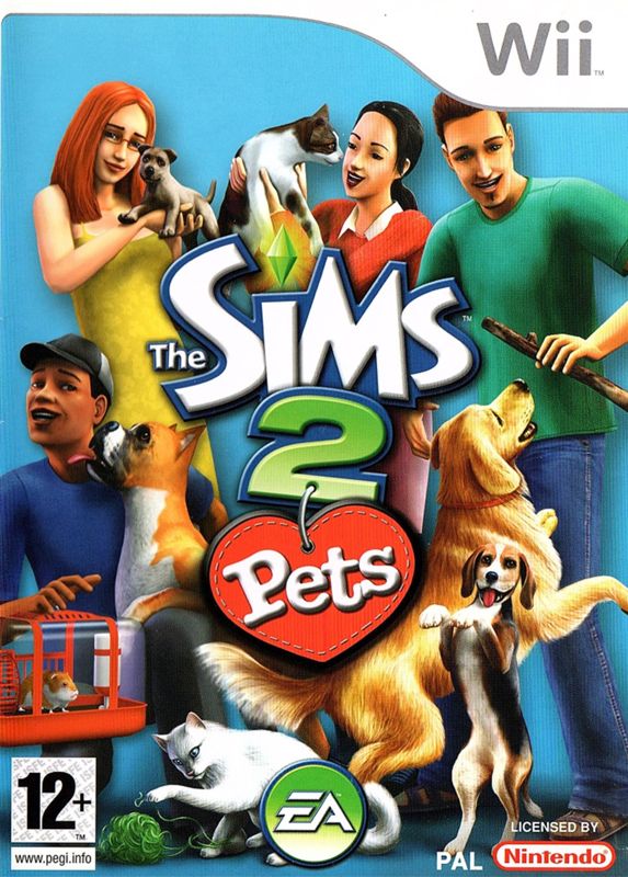 Front Cover for The Sims 2: Pets (Wii)