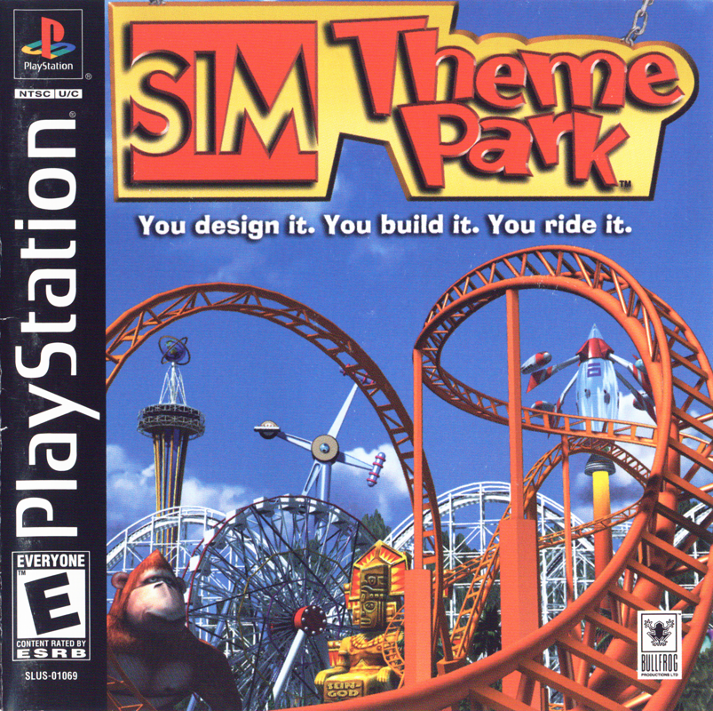 Front Cover for Sim Theme Park (PlayStation)