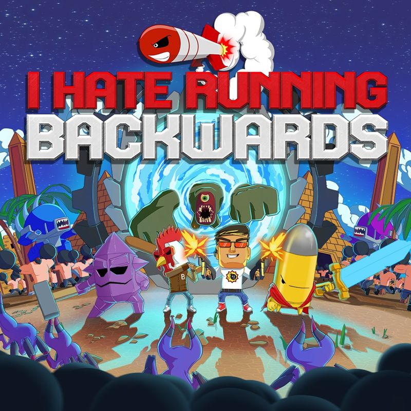 Front Cover for I Hate Running Backwards (PlayStation 4) (download release)