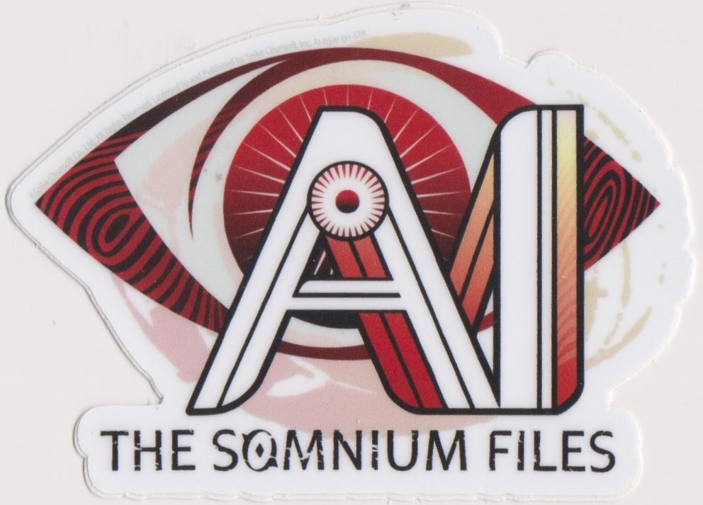 Extras for AI: The Somnium Files (Special Agent Edition) (Nintendo Switch): Day One Edition Sticker - <i>AI: The Somium Files</i> Logo
