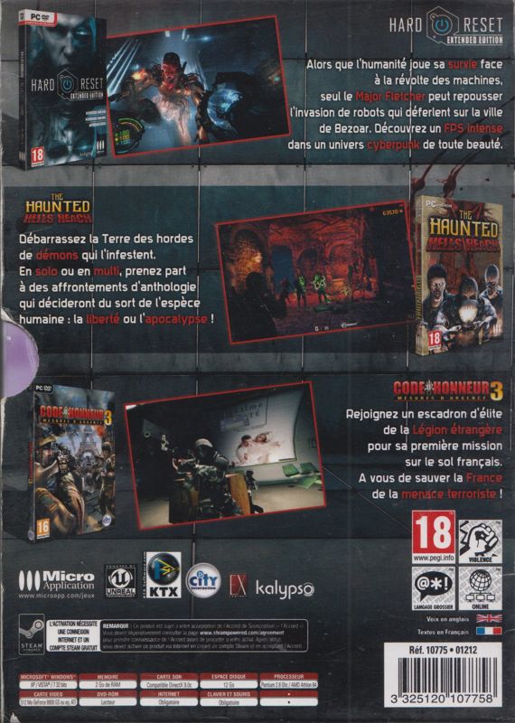 Back Cover for 100% ACTION (Windows)