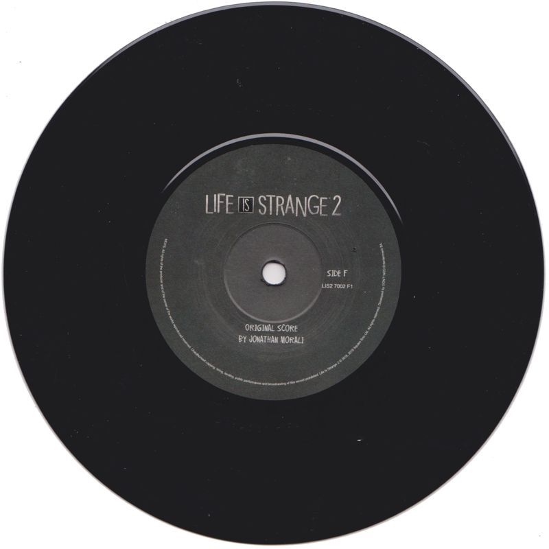Soundtrack for Life Is Strange 2 (Collector's Edition) (PlayStation 4) ("Soft-bundled Box Set"): Vinyl LP 3 - Side F