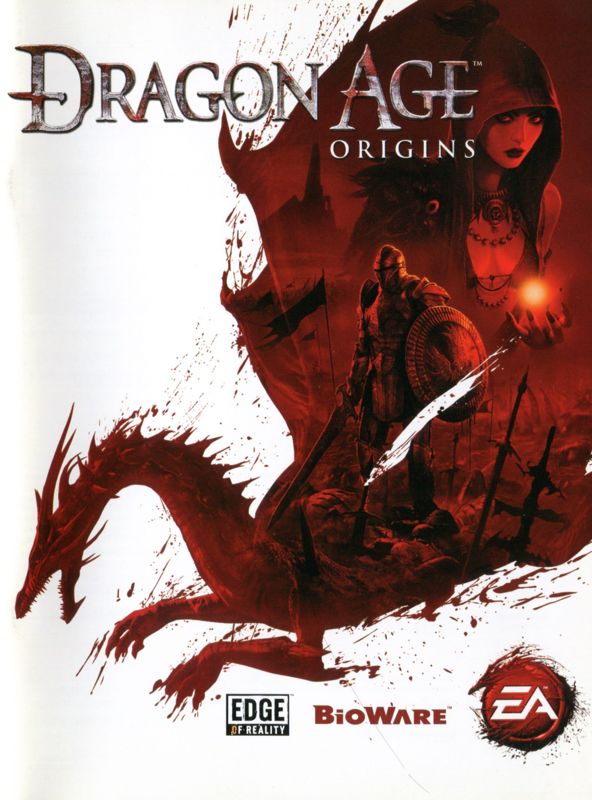Manual for Dragon Age: Origins (PlayStation 3): Front