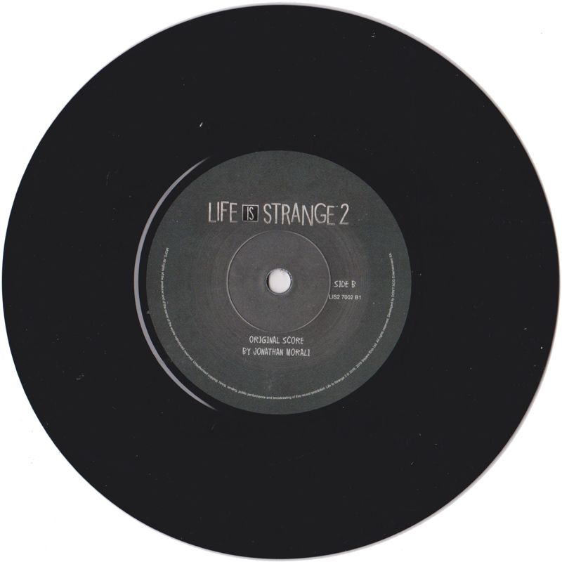 Soundtrack for Life Is Strange 2 (Collector's Edition) (PlayStation 4) ("Soft-bundled Box Set"): Vinyl LP 1 - Side B