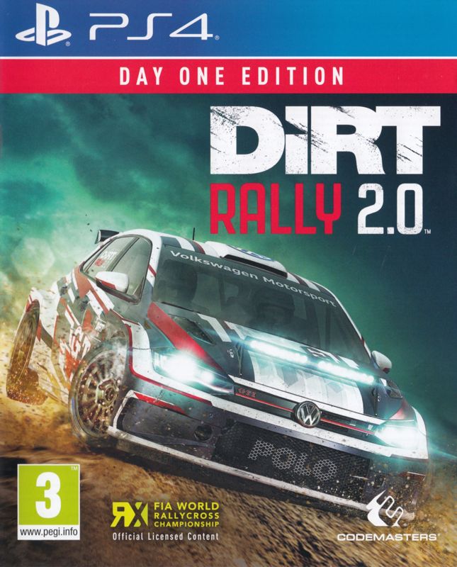 Front Cover for DiRT Rally 2.0 (Day One Edition) (PlayStation 4)